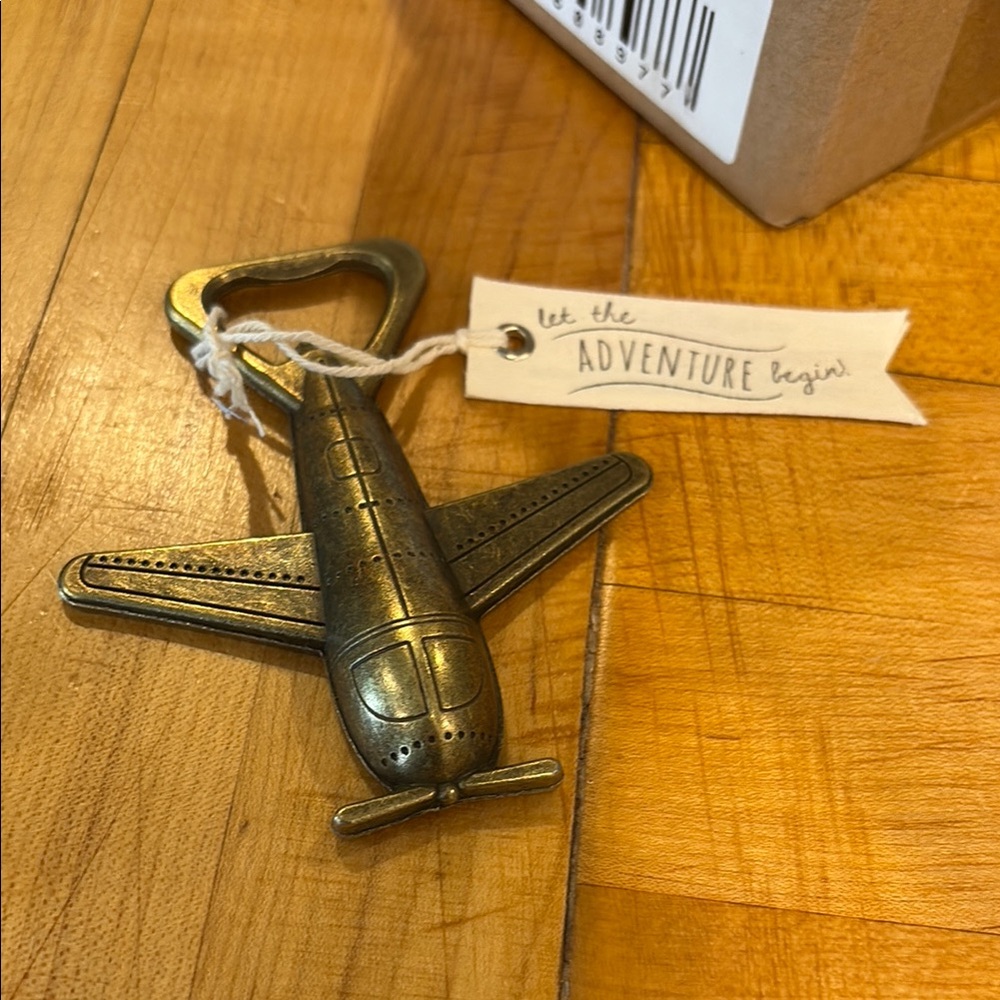 Gold Airplane Party Favors
